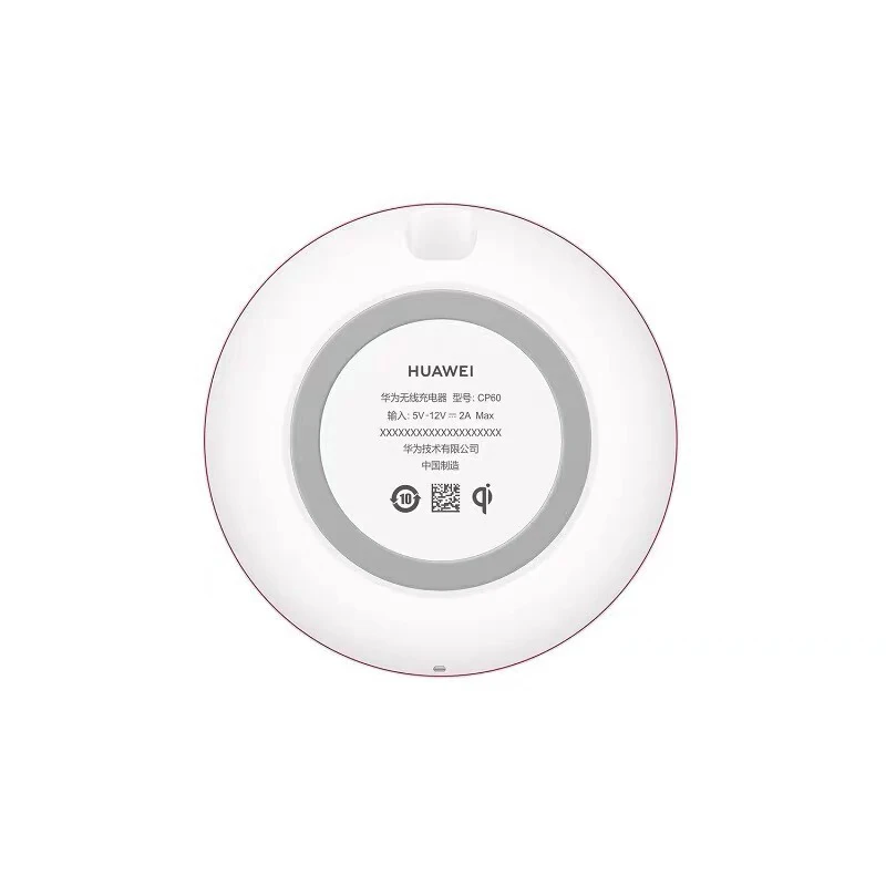 New HUAWEI 15W Wireless Charger CP60 Fast Charging Pad Qi Standard Charge For Huawei Mate 60 50 40 30 20 P30 P40 P50 P60Pro