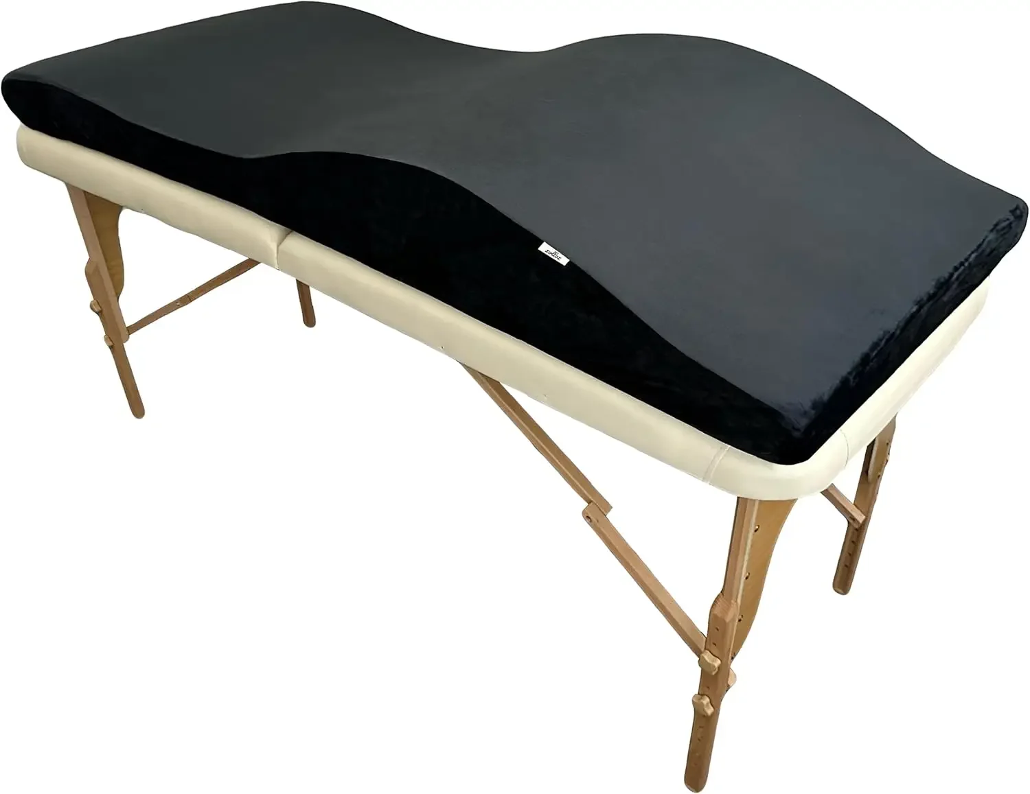 

Massage Bed Topper, High Density Foam, Soft Plush, Ergonomic Design, for Beauty Salon - 28 inch (71 cm) - Black