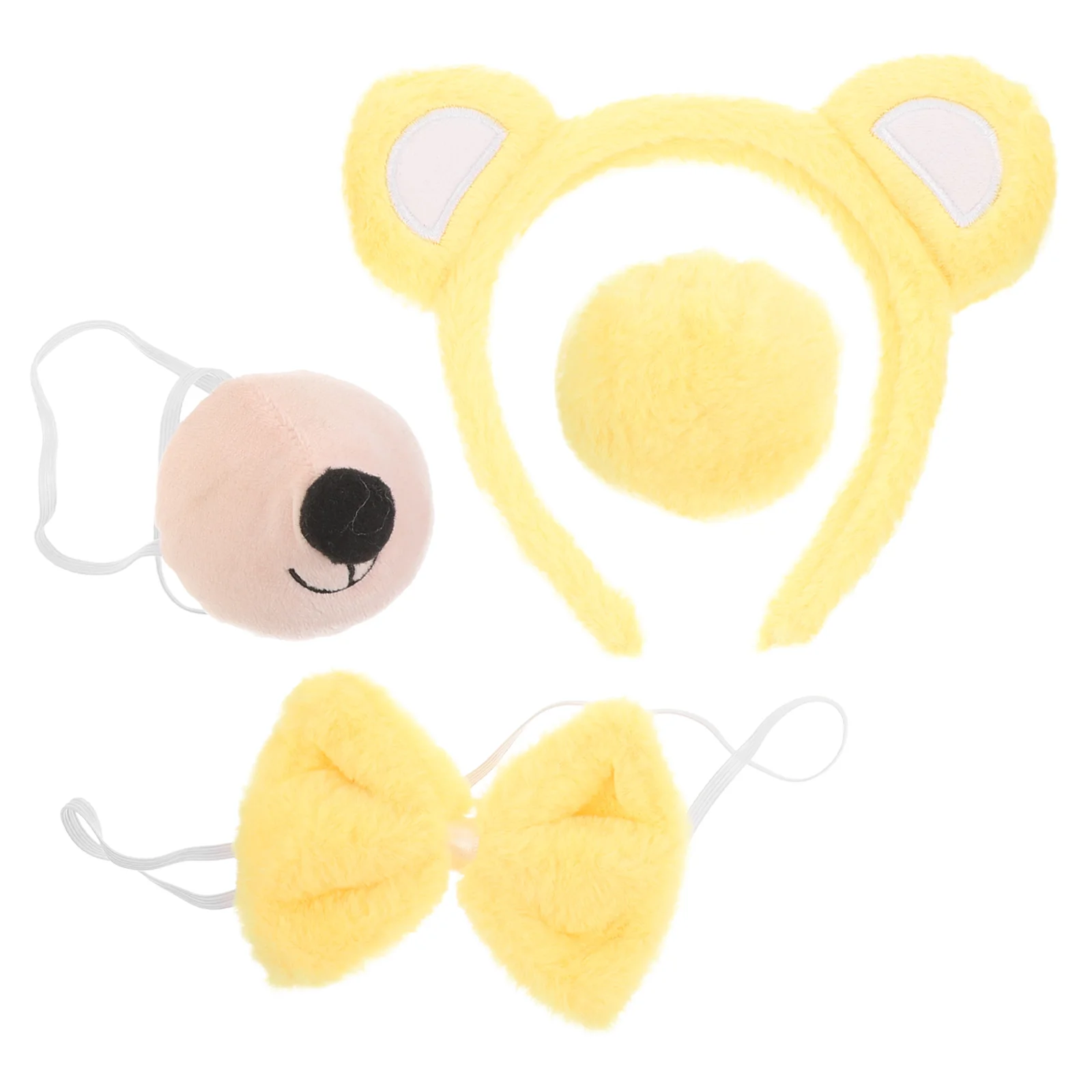 

Bear Ball Set Cosplay Animal Headband Dress up Bands with Tail Costume Props The Accessories Halloween