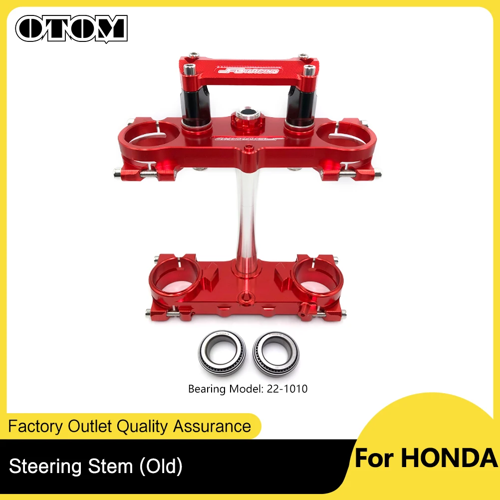 OTOM Motorcycle Triple Tree Clamp Steering Stem And Clamp Riser Adaptor For HONDA CRF CR CR125R CR250R CRF250R CRF450R 2004-2007