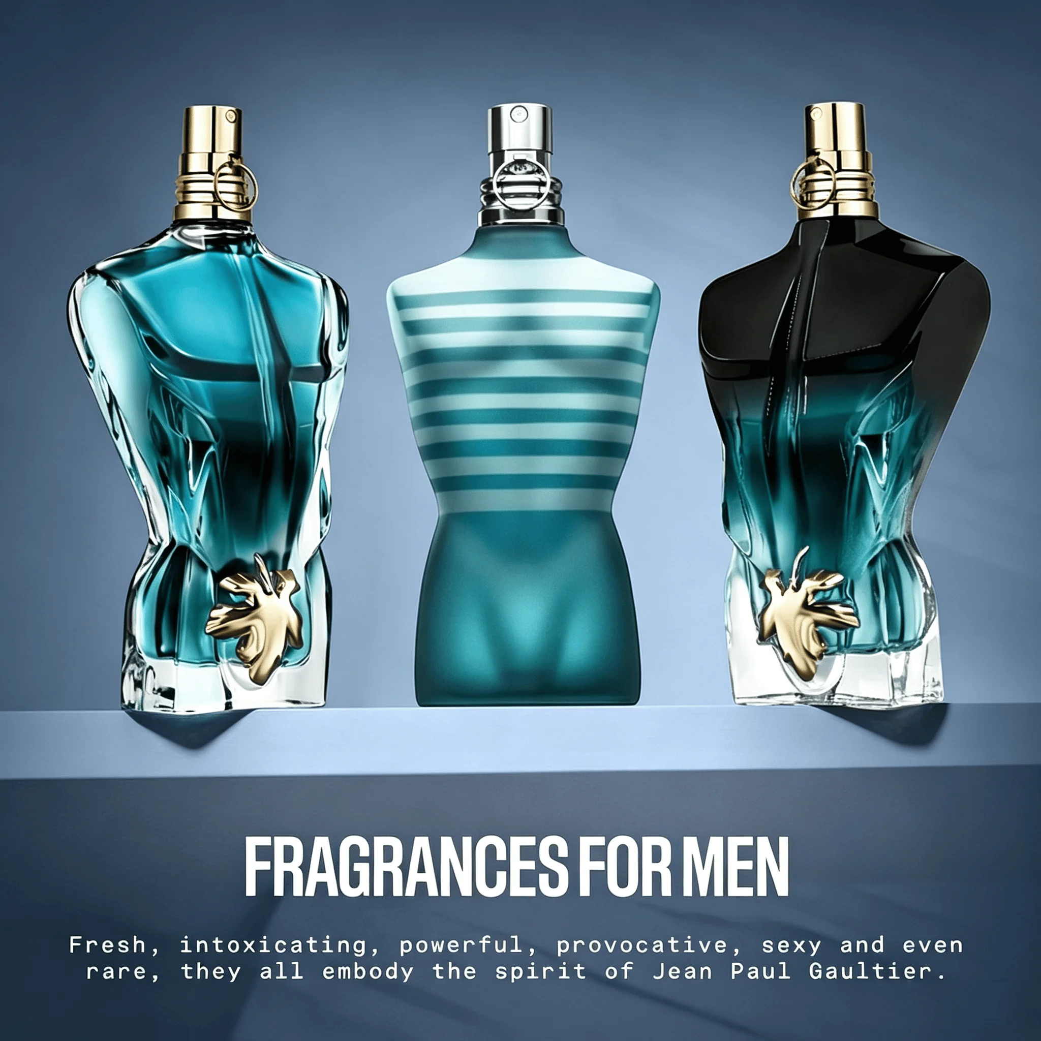 Jean Paul Gaultier Le Beau Le Parfum Intense für Herren, langanhaltendes, holzig-amberfarbenes Herrenparfüm, Eau de Parfum, Kokosnuss, Tonkabohne & Sandelholz – Designer-Reisespray – Detail 5
