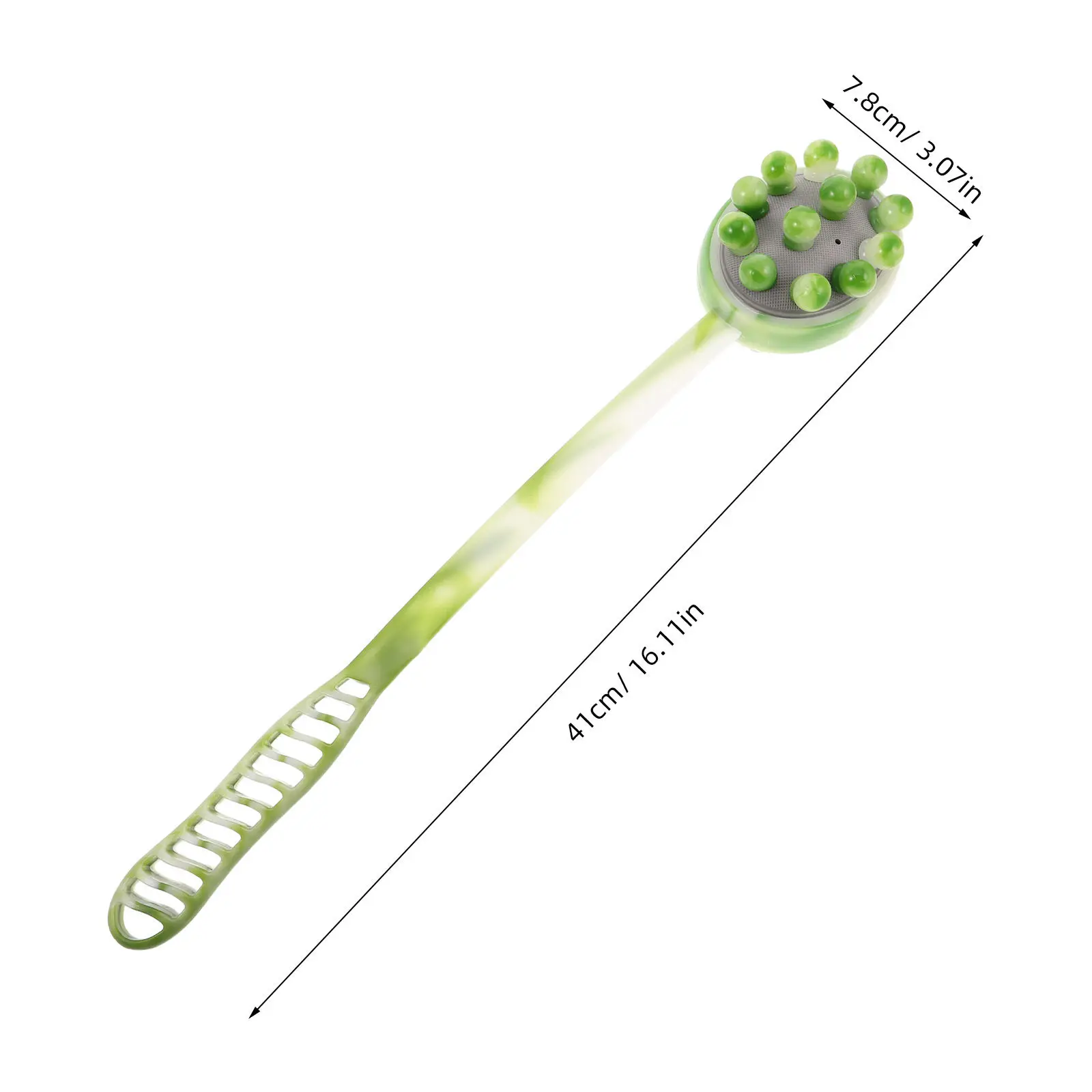 Manual Double Head Massage Hammer Back Massager Hammer Extended Handle for Neck Leg Waist Percussion Therapy Relaxation Tool