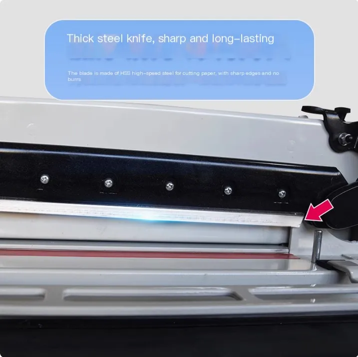 Heavy Duty A4 Size Manual Paper Cutter - Stack Guillotine with 40mm Thickness Cutting Capacity for Office & School Supplies