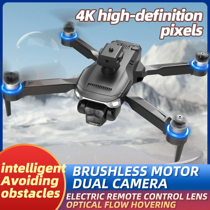 2025 New LF633 Professional Drone 4K Dual Camera With Remote Control HD optical flow Obstacle Avoidance Brushless Dron Toy Gift