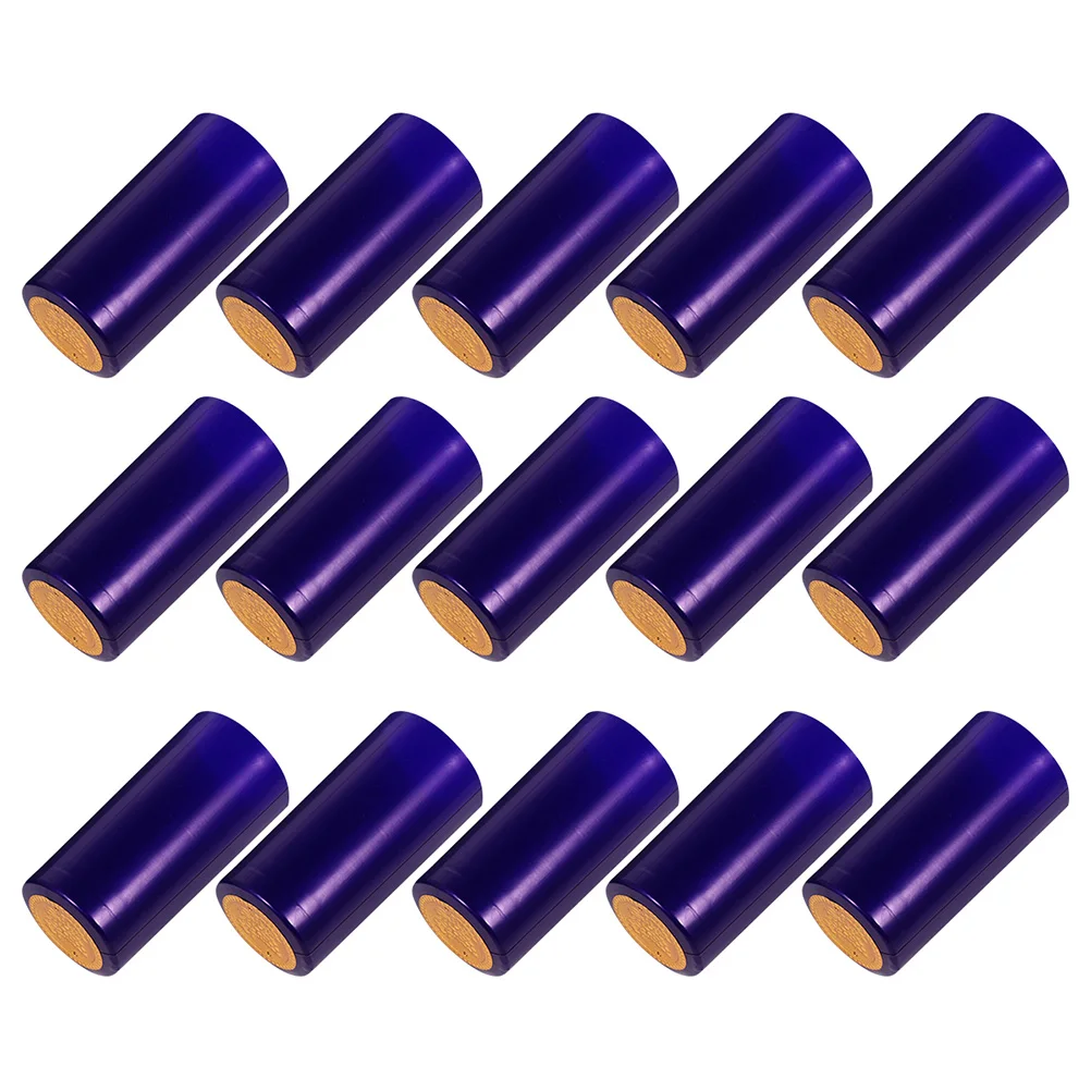 

150pcs Film Heat Seal Bottle Cover Shrink Cap Red Bottle Sealing Film PVC Homebrew Restaurant