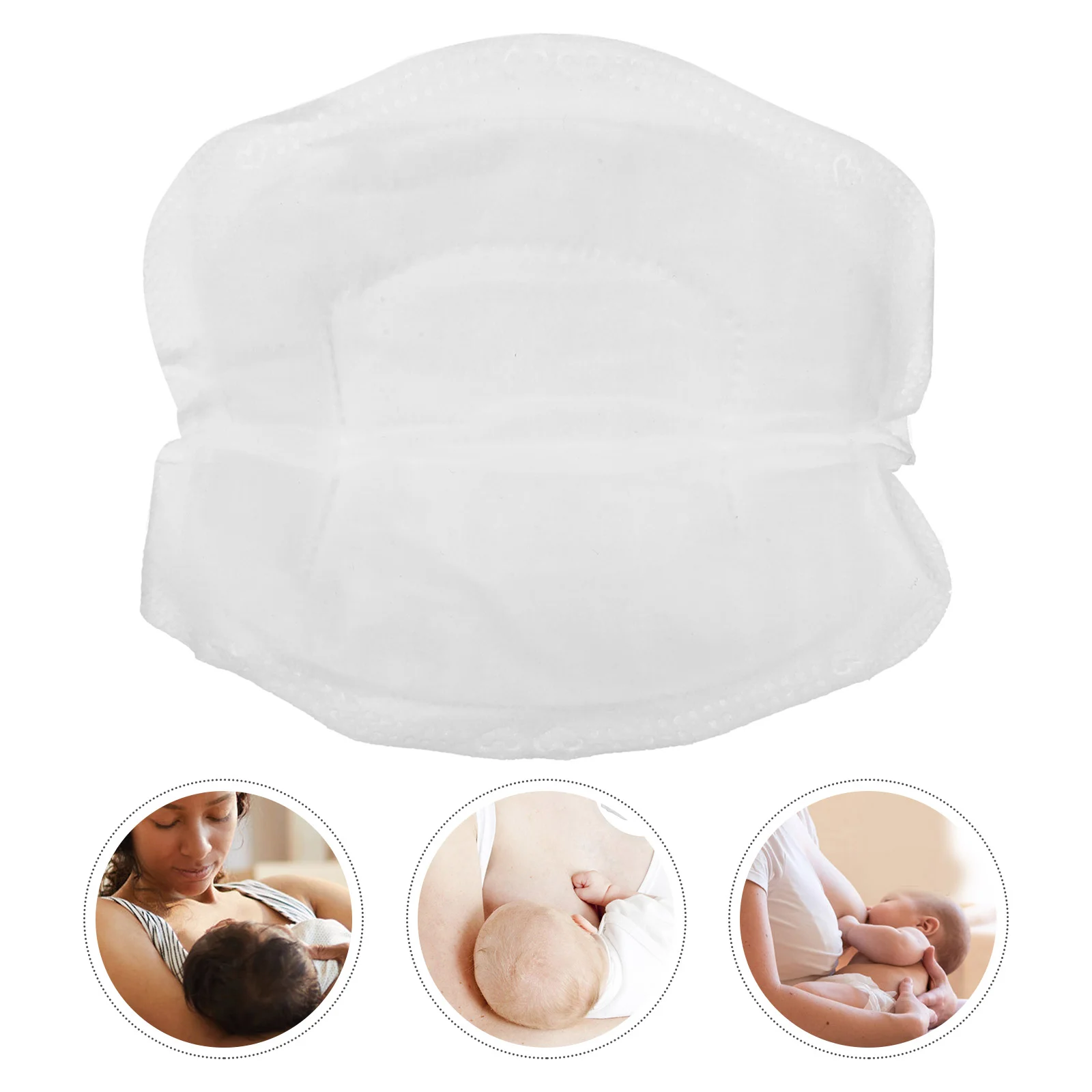 48 ชิ้น Anti Overflow Disposable Breastfeeding Pads บาง Breathable ดูดซับเสื่อพยาบาลสบายผิวไม่ทอ