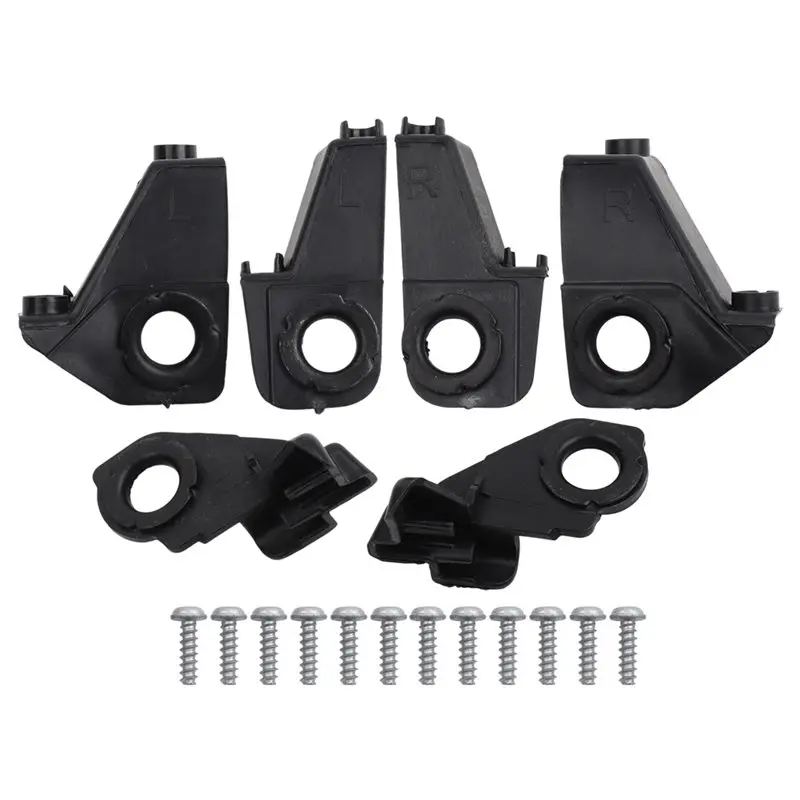 For Golf For Mk6 2009- 2013 Headlight Repair Kit Includes Left/Right Mount Clips Bracket 5K0998226 5K0998225