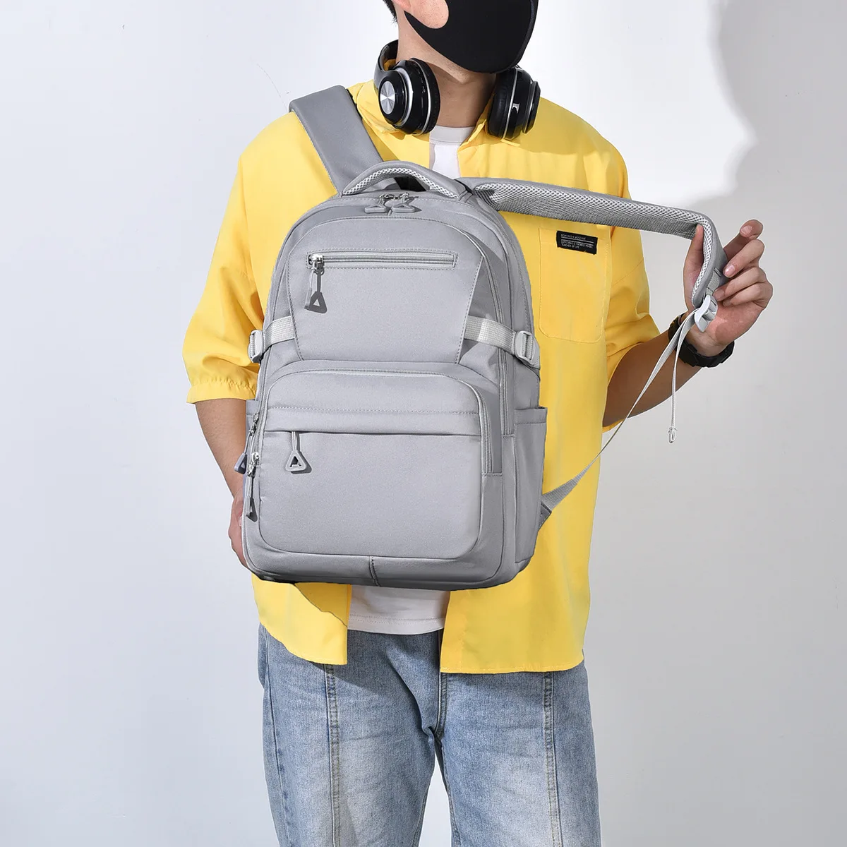 

Новый мужской и женский повседневный рюкзак для путешествий, большая вместительная сумка на два плеча в корейском стиле