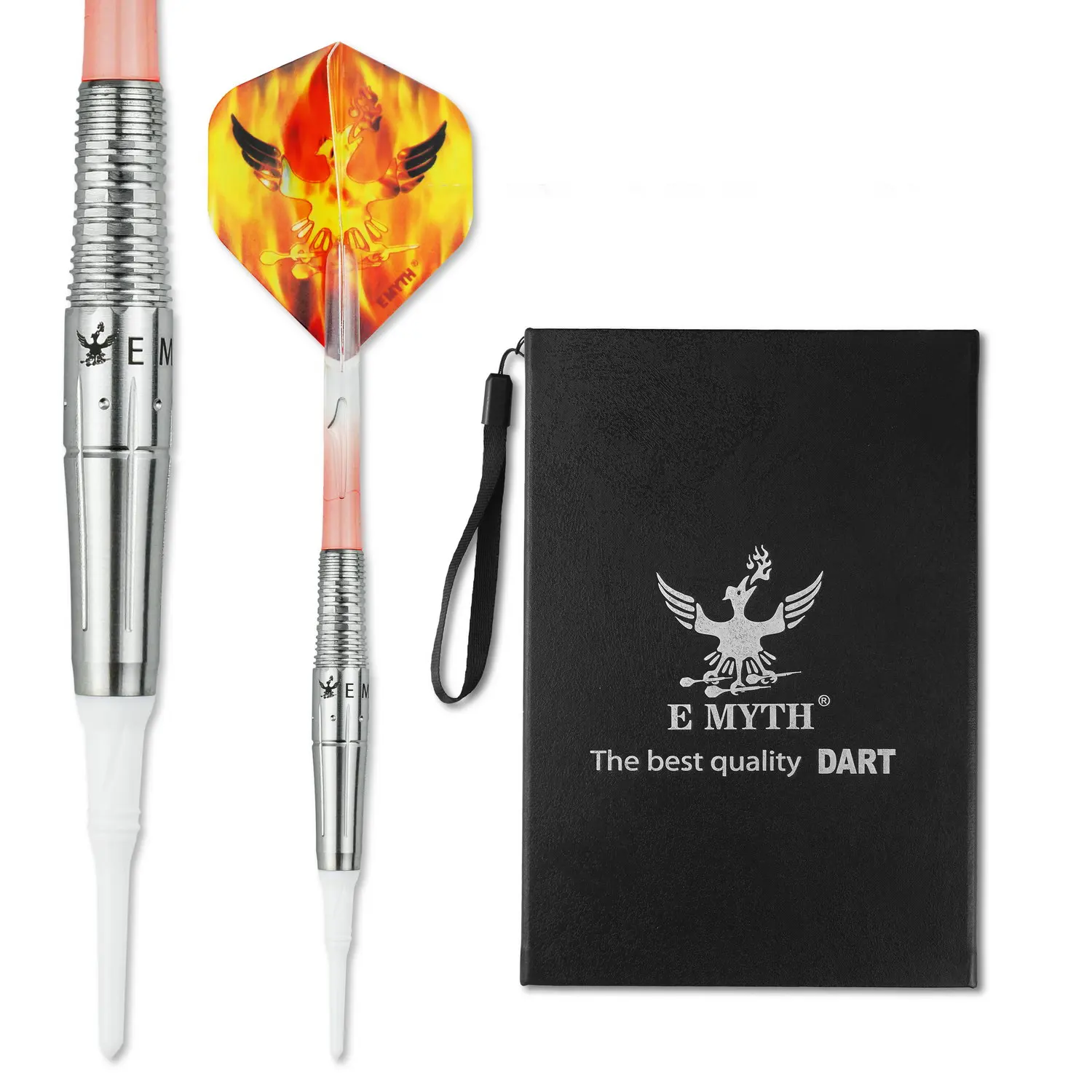 E MYTH CHASE SUN Darts Soft Darts Training Dartboards Indoor Player Grade Kunpeng 90% TUNGSTEN 18g Club Entertainment