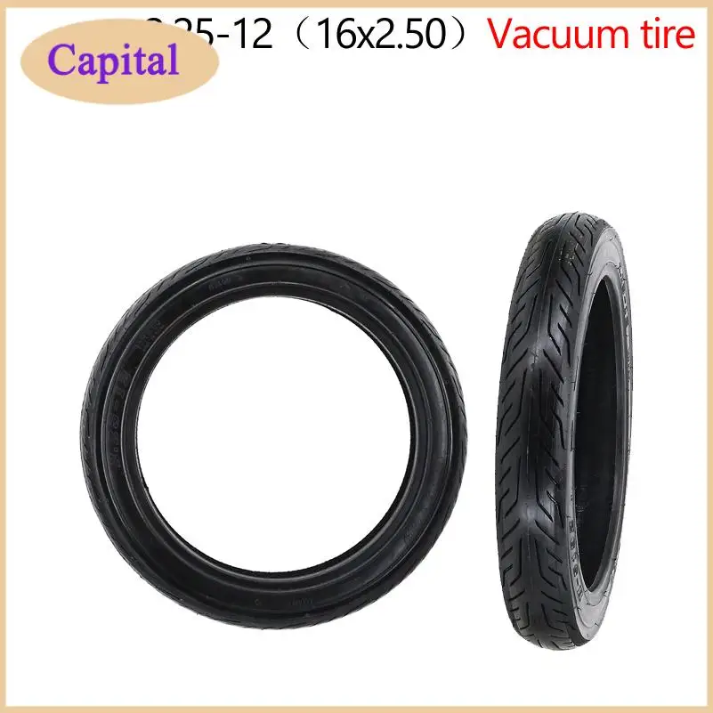 

High quality 2.25-12 (16x2.50) vacuum tire Suitable for electric vehicle tubeless tire accessories