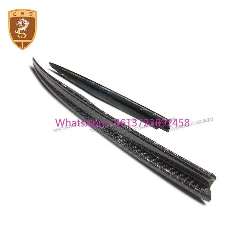

Top Quality Carbon Fiber Front Splitter Canards Front Bumper Lip Wrap Angles Car Parts Suitable For McLaren 720S