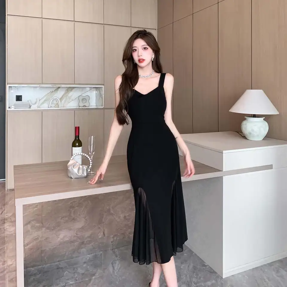 black iridescent dress Lady Black Tie - 40057 - Ava Presley - Iridescent Fitted Dress