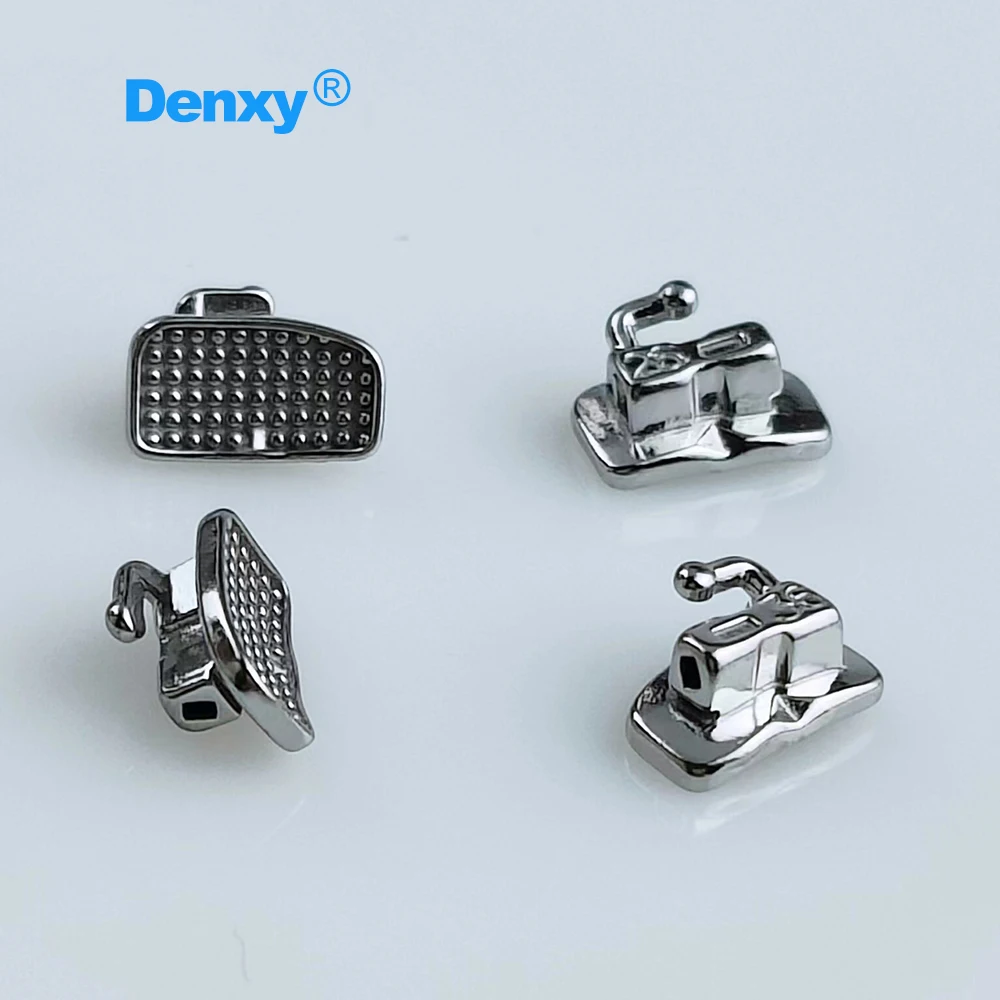 DENXY 40 Stück Kieferorthopädische Bukkalröhrchen Dental 1./2. Molar Breiter Eingang MIM Bukkalröhrchen Zahnarzt Zahnspangen Kieferorthopädische Brackets – Detail 4