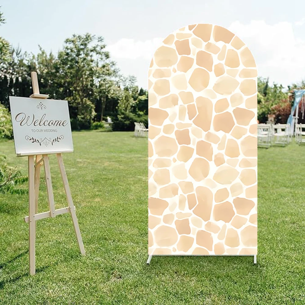 خلفية للتصوير الفوتوغرافي على شكل قوس مخيط مزدوج من Mochicka لتزيين حفلات أعياد الميلاد وحفلات أعياد الميلاد وخلفية استوديو على شكل حيوانات