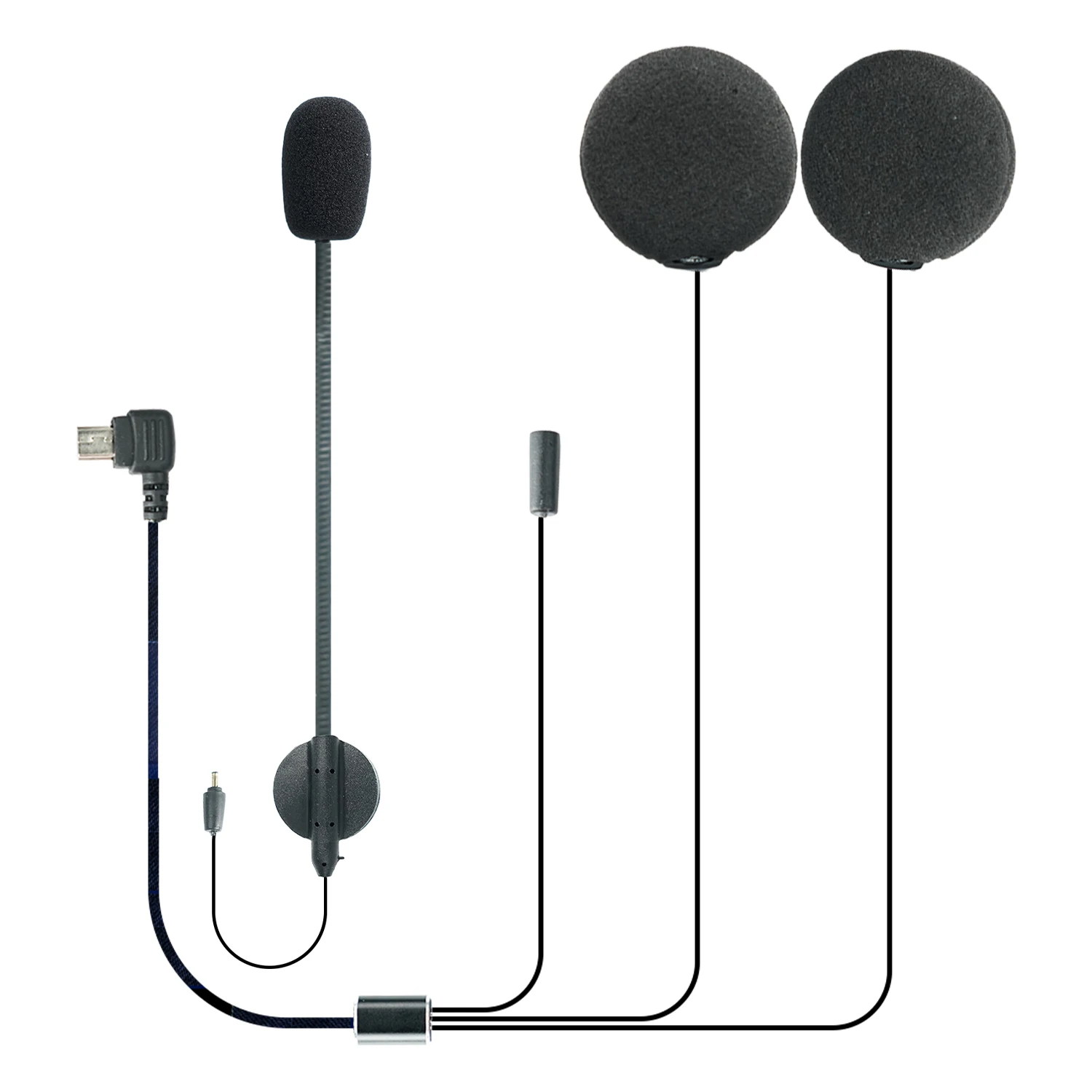 Fodsports Microphone Speaker Earphone only suitable for FX8 AIR,FX8 PRO Motorcycle Helmet Bluetooth Intercom Headset