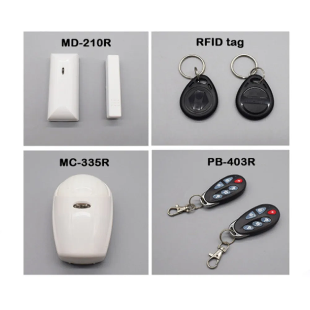 Focus 433Mhz English Text Menu TCP IP Alarm 4G GSM Alarm host Only without accessories