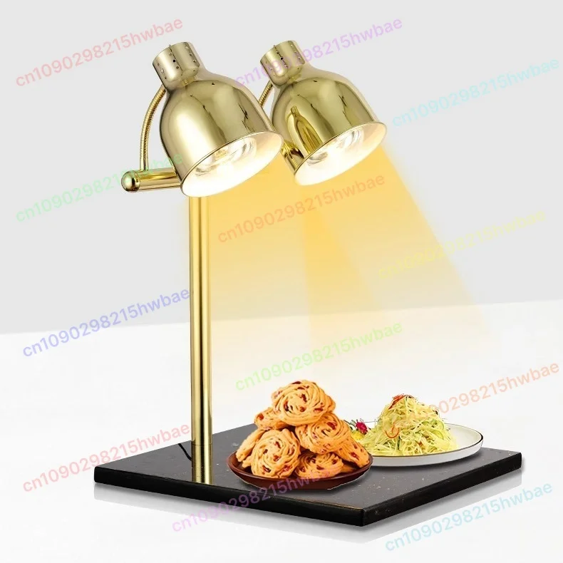 

Marble Buffet Food Insulation Light Hotel Restaurant Catering Barbecue Warm Vegetable Heating Food Commercial Warm Food Light