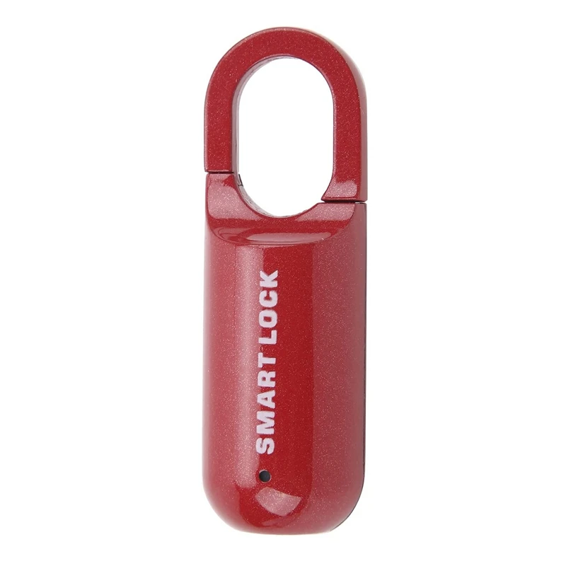 Fingerprint Lock Smart Padlock Suitcase Gym Locker Lock USB Rechargeable Mini Security Lock For Outdoor Travel Retail