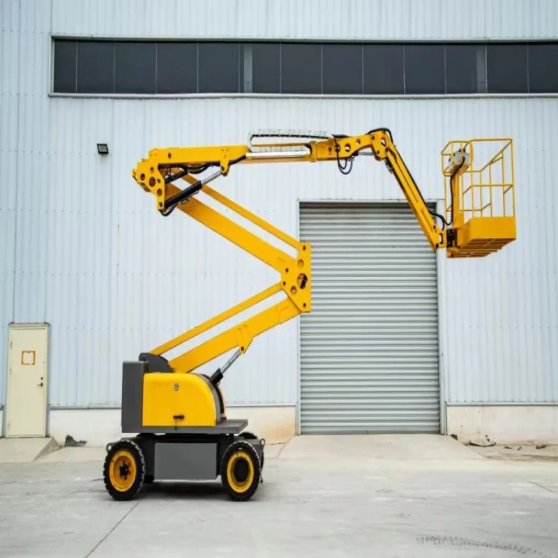 Electric cherry picker 16m-18m tractable articulated spider boom lift used articulated lift