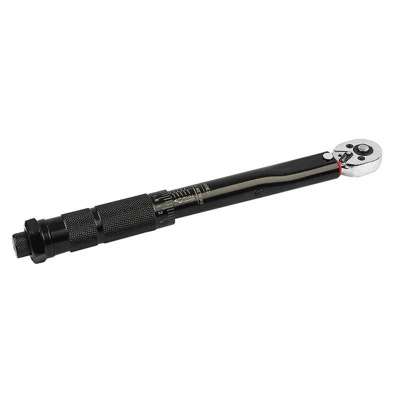 1/4 Inch Adjustable Torque Wrench 2-24N Bidirectional Ratchet Socket Tool Auto Tire Maintenance Fitting