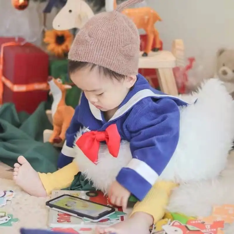 لطيف الأبيض رمي وسادة بطة زي أفخم الحمار للأطفال الصغار الكبار هالوين الحيوان تأثيري البدلة مدرسة ملابس الرقص