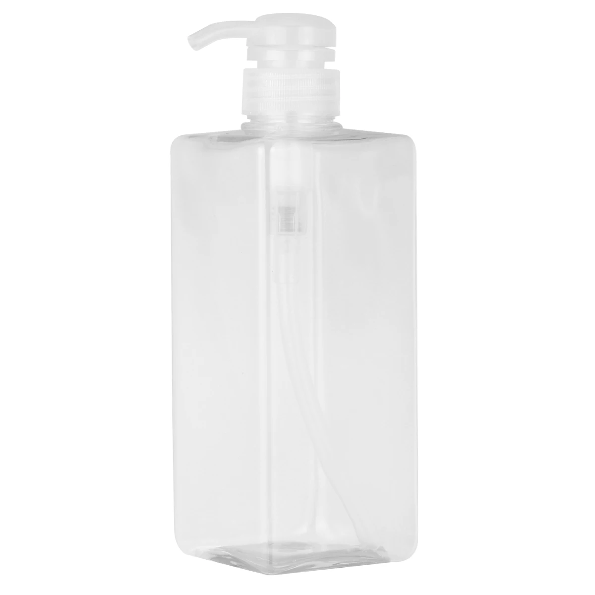 Garrafas de loção com bomba de plástico, grande capacidade, recarregável, recipiente de higiene pessoal para viagem, vazio, shampoo, bico suave, portátil