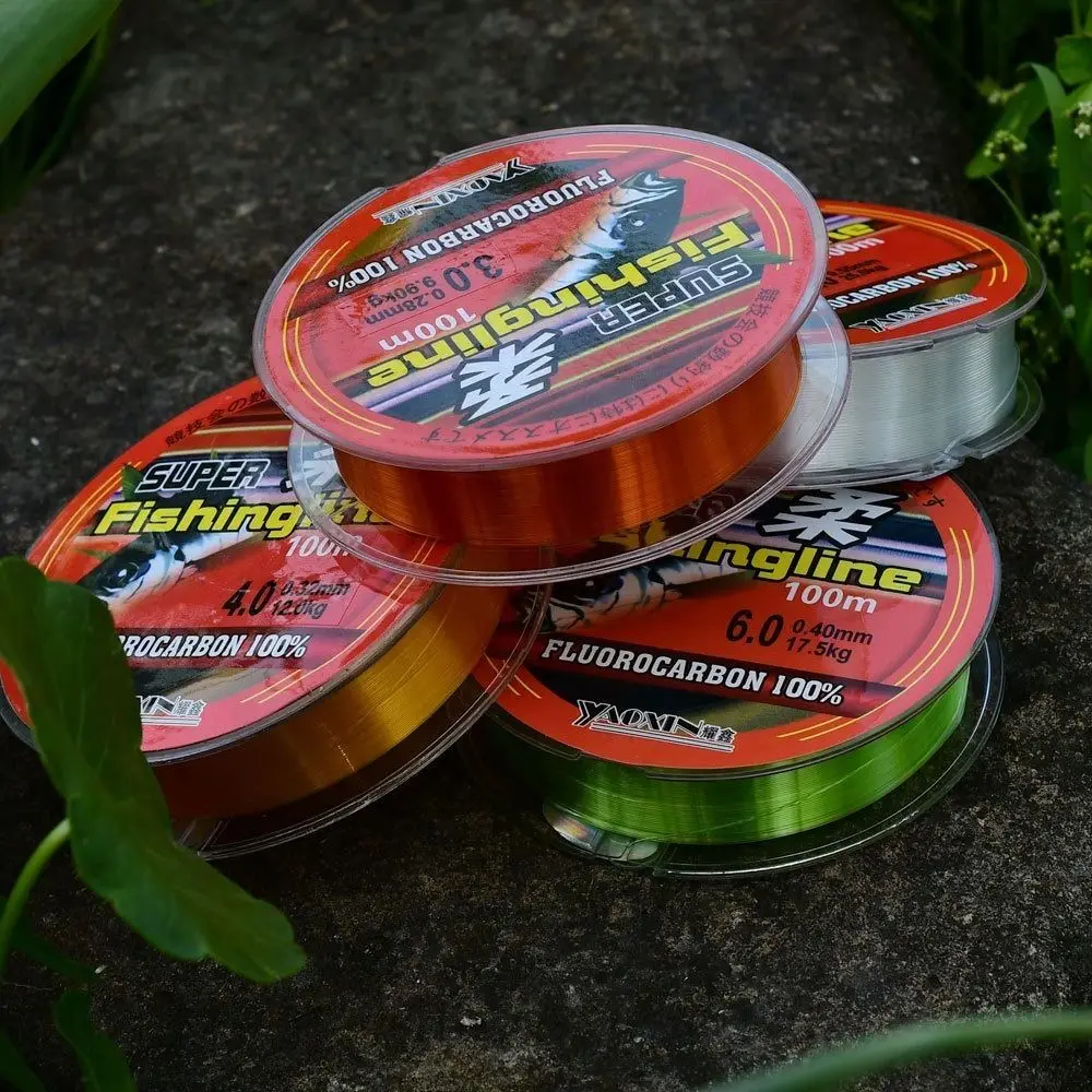 

0.4-9.0 Fluorocarbon Coating Nylon Line 300M Invisible Fishing Monofilament Line Fast Sinking Soft Freshwater Fishing Line