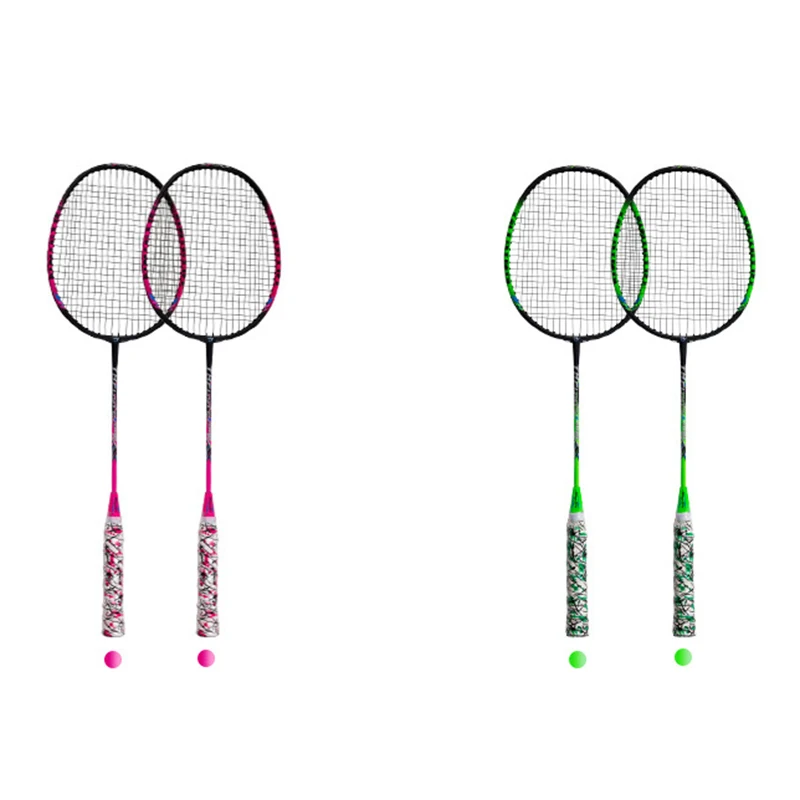 

2025 Best Selling Composite Carbon Frame Jointless Badminton Racket Outdoor Indoor Sports Equipment