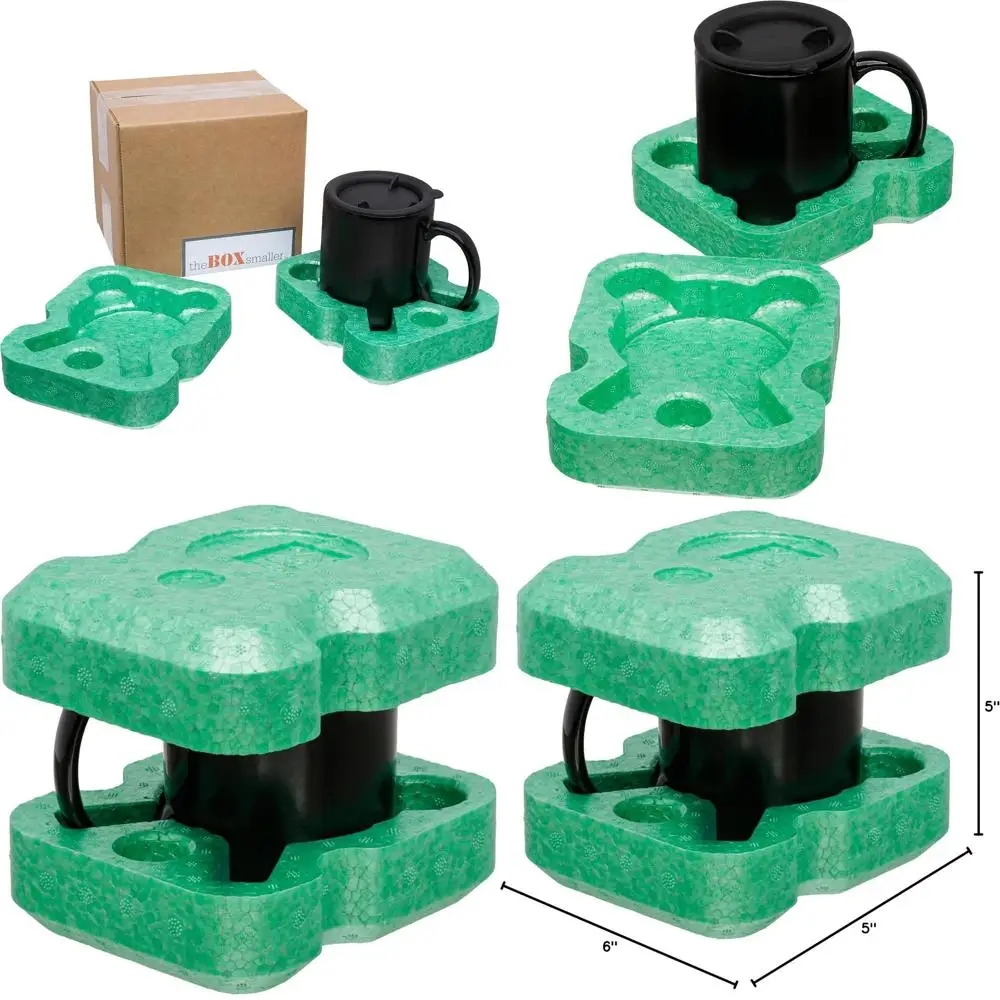 

15oz Mugs in 24-Pack Shipping Boxes with Foam Inserts - Sustainable, Protective, and Eco-Friendly