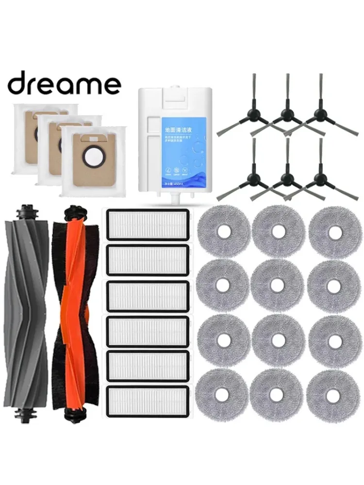 Dreame Bot L30 Ultra L20 Ultra Robot aspirateur pièces de rechange consommables brosse latérale principale filtre Hepa vadrouille tissu sac à poussière accessoires
