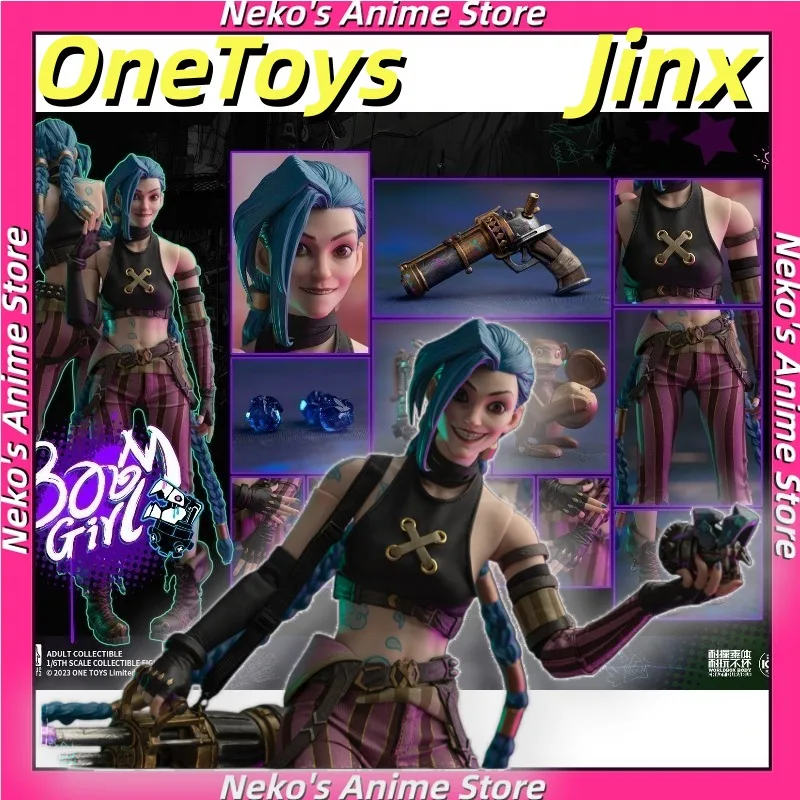 

In Stock OneToys 1/6 OT021 Jinx Sixth Scale Articulated Female Collectible Figure Gift Anime Model Desktop Doll Collectibles