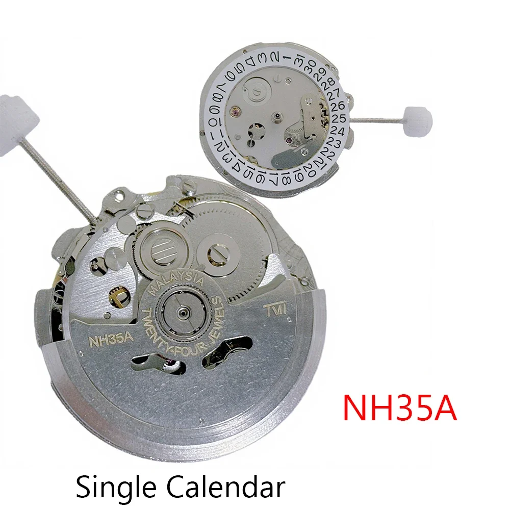 Watch Movement for NH35A NH36A Movement With Single /Dual Calendar Automatic Mechanical  High Quality Repair Mod Part