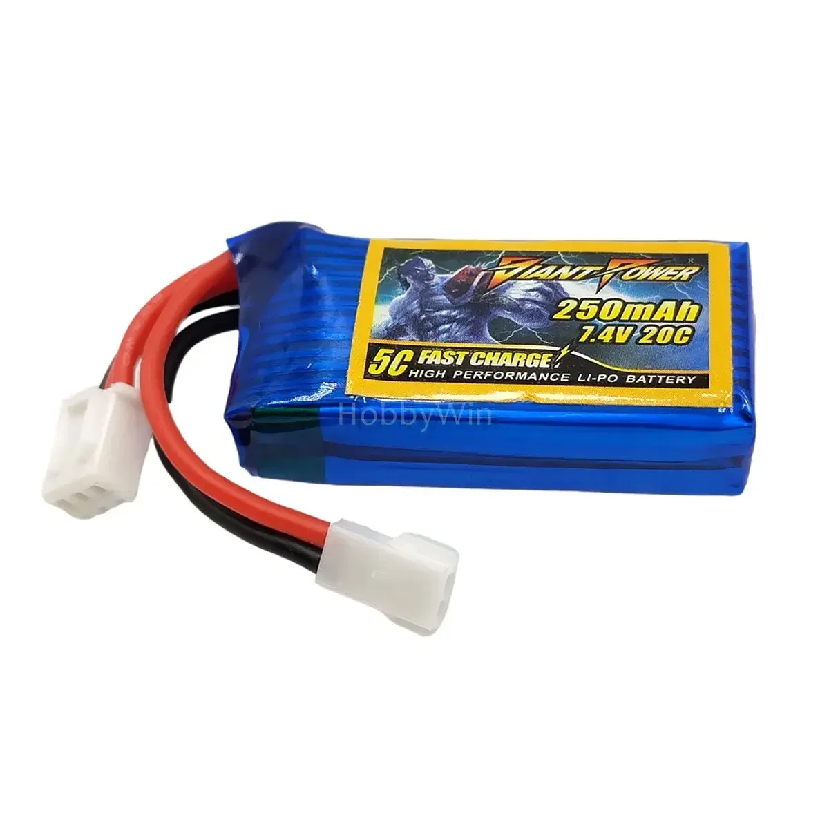 7.4V 2S 250mAh 20C batteria LiPO mx2.0-2P spina adatta per Micro SCT Rally 1/24 RC Short Course Truck