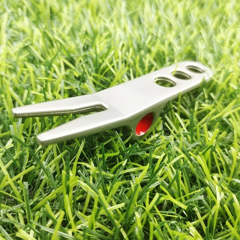 1PC Zinc Alloy Golf Putting Green Fork Pivot Repair Tool Turf Repair Tool Golf Accessories