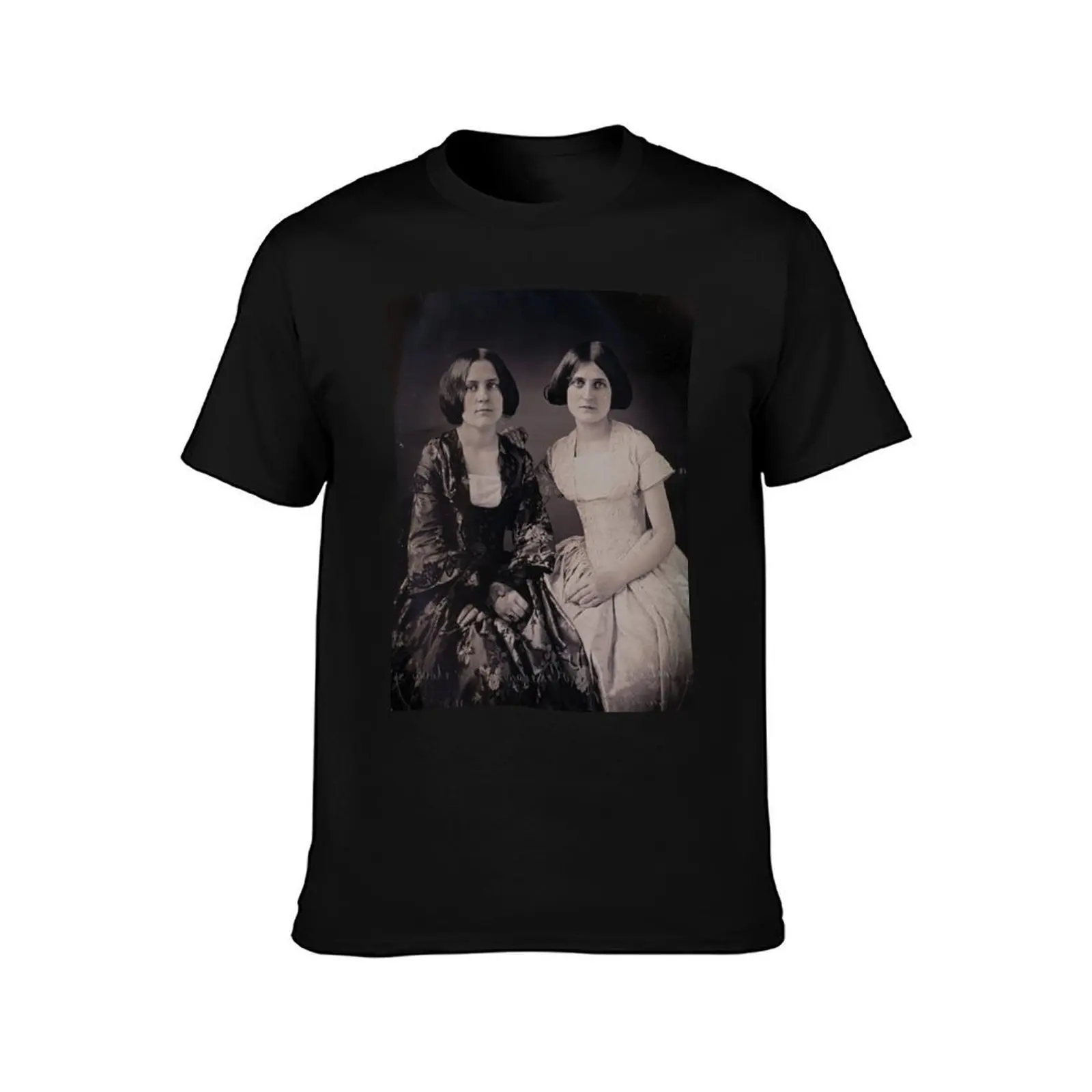 Kate and Maggie Fox (1852) - 19th Century Mediums T-Shirt t shirts for man slim fit T-Shirt