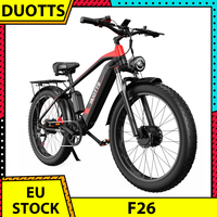 DUOTTS F26 Electric Mountain Bike 750W*2 Dual Motors 48V 17.5Ah Battery 26*4.0 Inch Fat Tires 55Km/h Max Speed 150KG Max Load