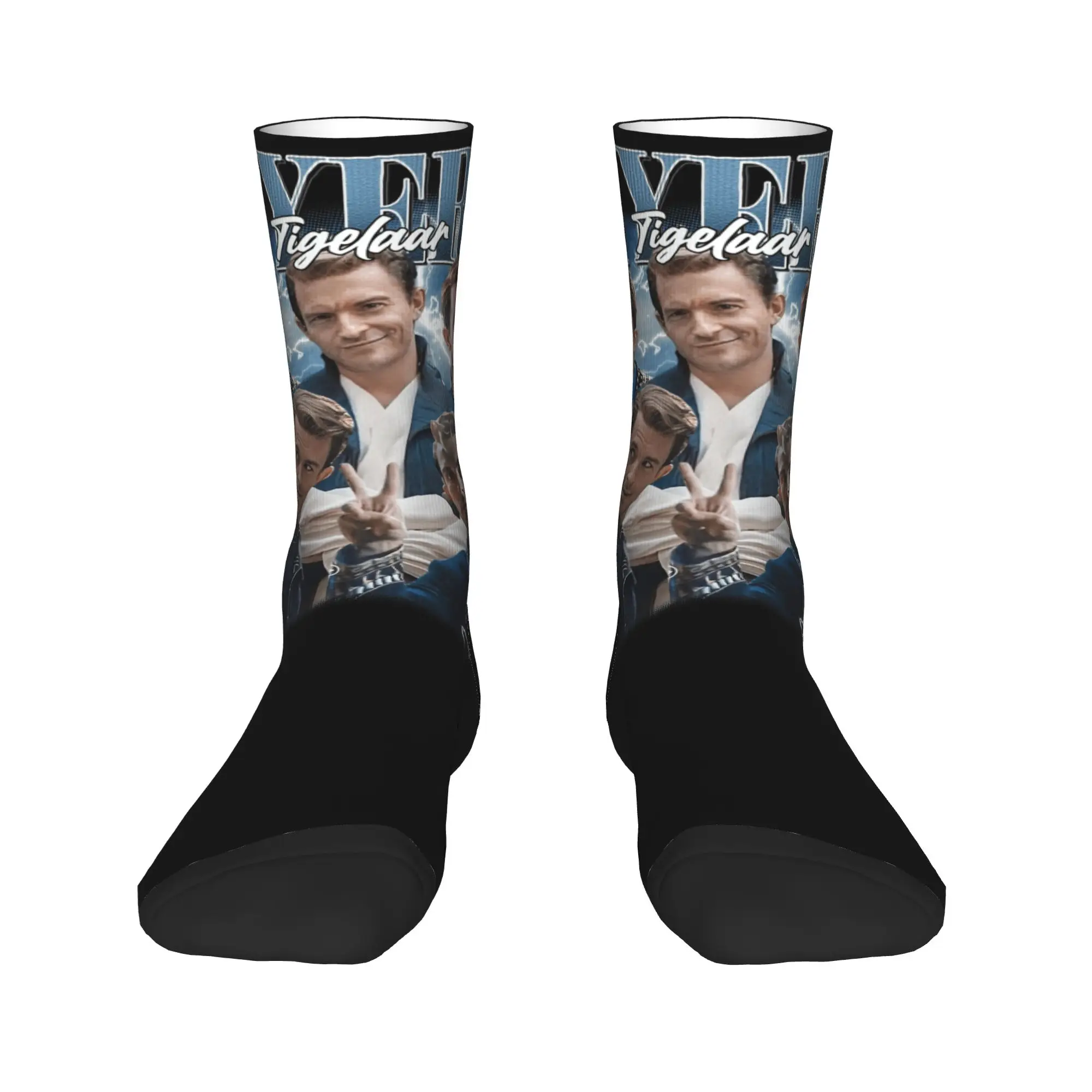 Jonathan Bailey Socks Prince Fiyero Design Stockings Non Slip Women Men Socks Soft Autumn Retro Climbing Socks