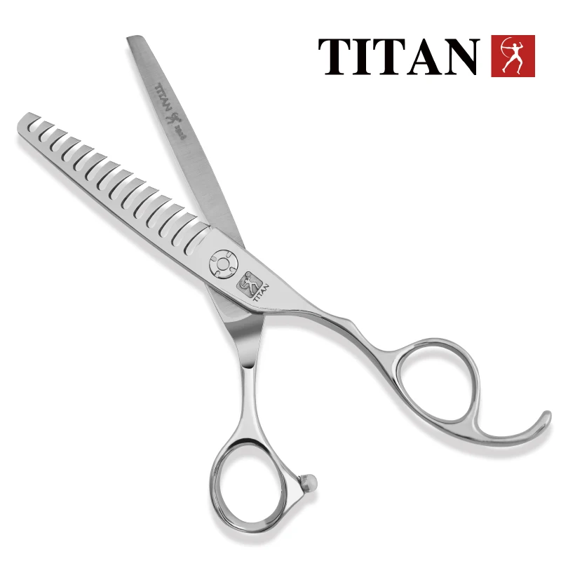 TITAN 6.0inch hairdress scissor  thinning scissors barber hairdressing JAPAN440c stainless steel scissors