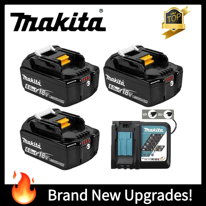 

Rugged makita 18v battery, 18V 6Ah industrial-strength battery, for harsh conditions, with Makita trimmers, and dust-proof.