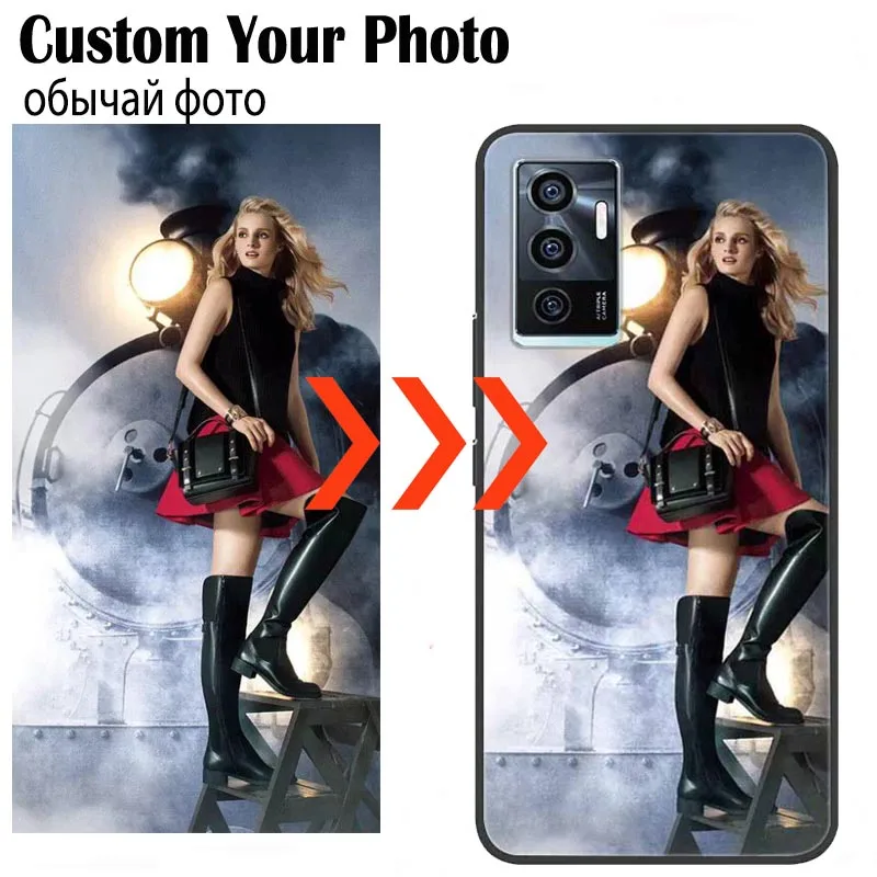 Customized Phone Cases For Vivo V23E 5G V2126 V27E Cover DIY Photos Picture Fundas For Vivo V23 Pro V2132 V2130 Silicone Case