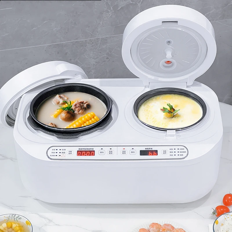 Double Bladder Rice Cooker Household Integrated Multifunctional Pressure Cooker Electric Pressure Cooker