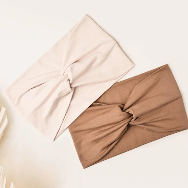 عصابة رأس رياضية للسيدات، عصابة رأس مرنة لليوجا واسعة، رباط شعر للجري، إكسسوار شعر رياضي، أغطية رأس #5