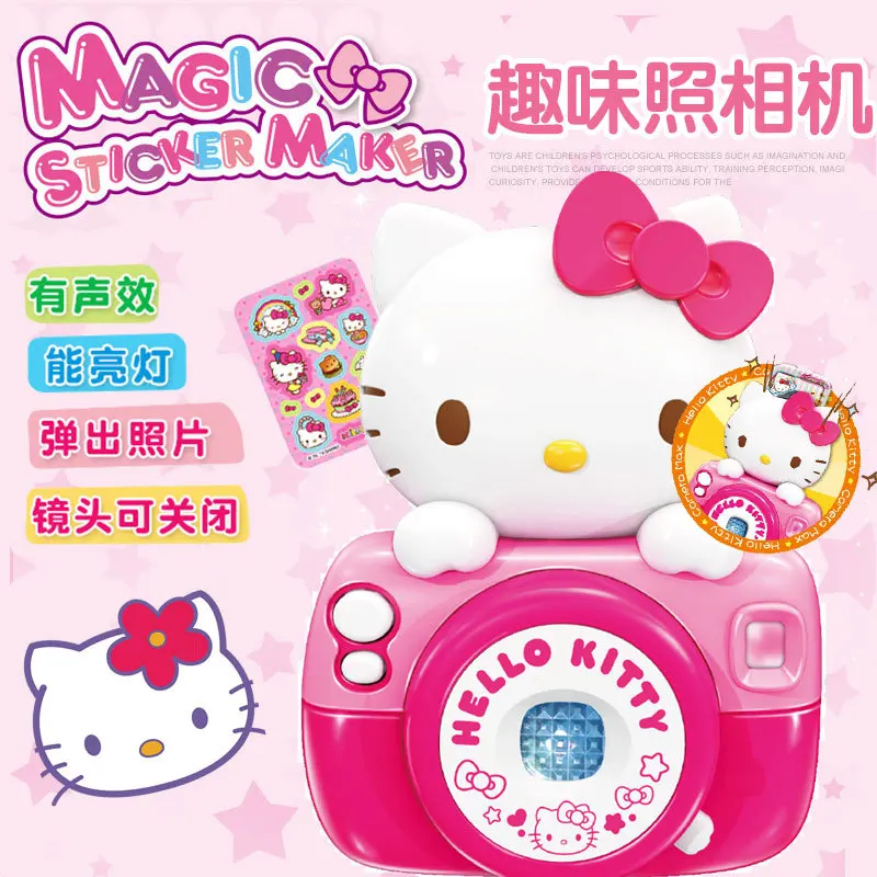 

Hellokitty детская забавная имитация камеры для девочек, детские головоломки, игрушки и музыка, хобби, практичные декоративные подарки