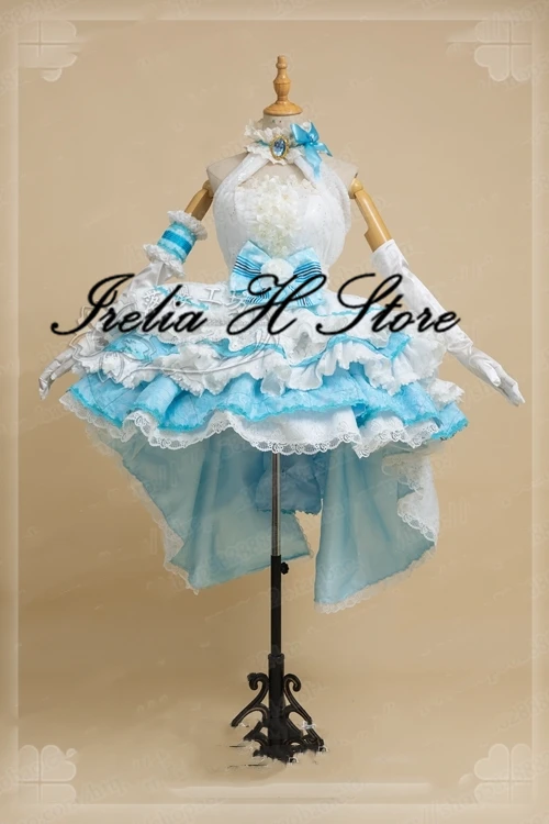 Irelia H Store Custom size made 2020 Birthday mi&ku Sweet Angel Cosplay Costume dress female Customized