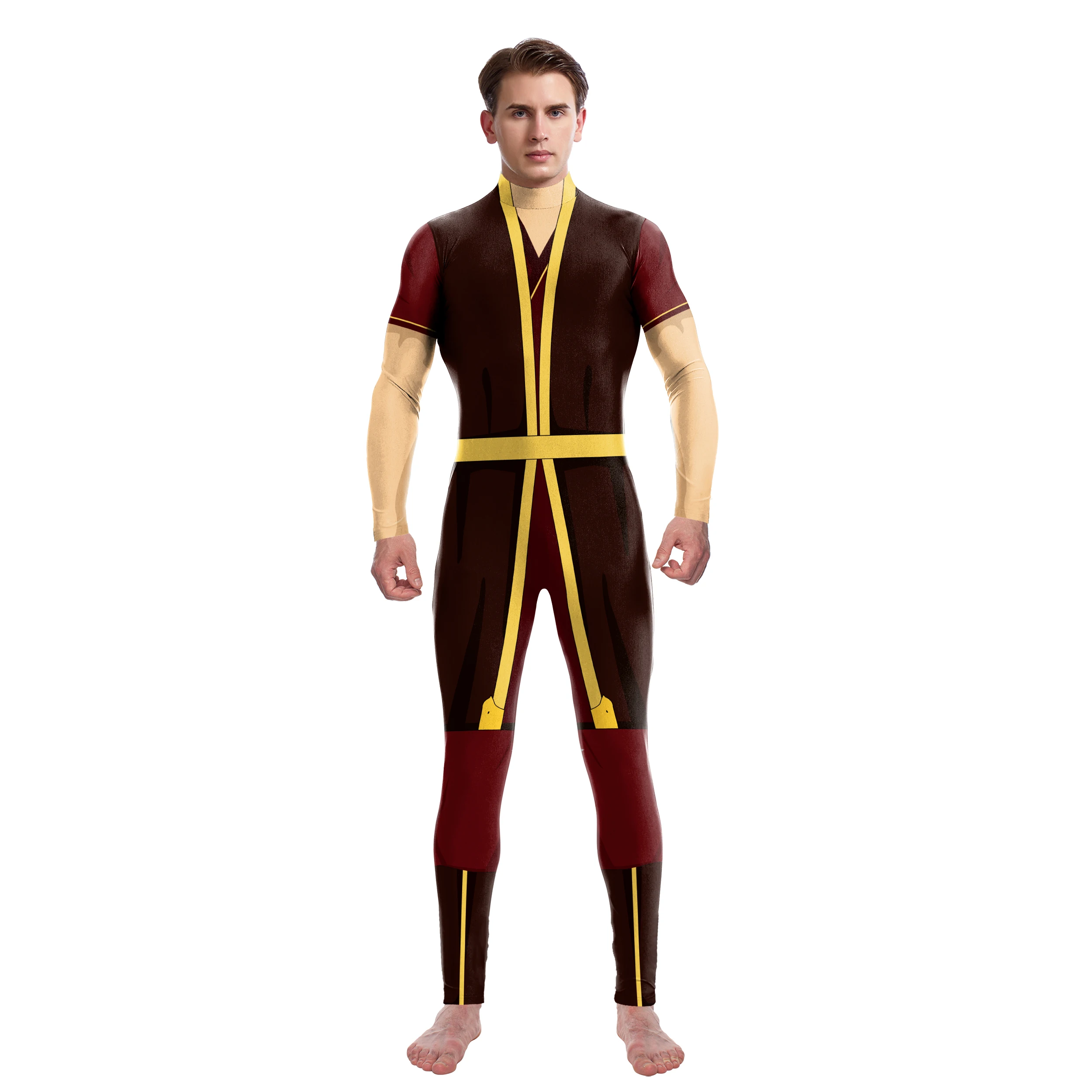 Zentai Halloween Purim Cosplay Costume Bodysuit Adult Men Jumpsuit Festival Party Funny Garment Anime Clothes Suit