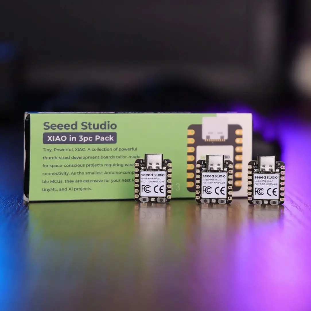 

Платы для разработки Seeed Studio XIAO RA4M1, комплект из 3 шт., полностью совместимы с Arduino IDE, микроконтроллер M4 R7FA4M1AB3CNE