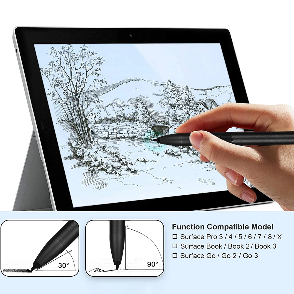 Sensitive Tablet Stylus Pen for Microsoft Surface Pro Smooth Write Paint Pencil