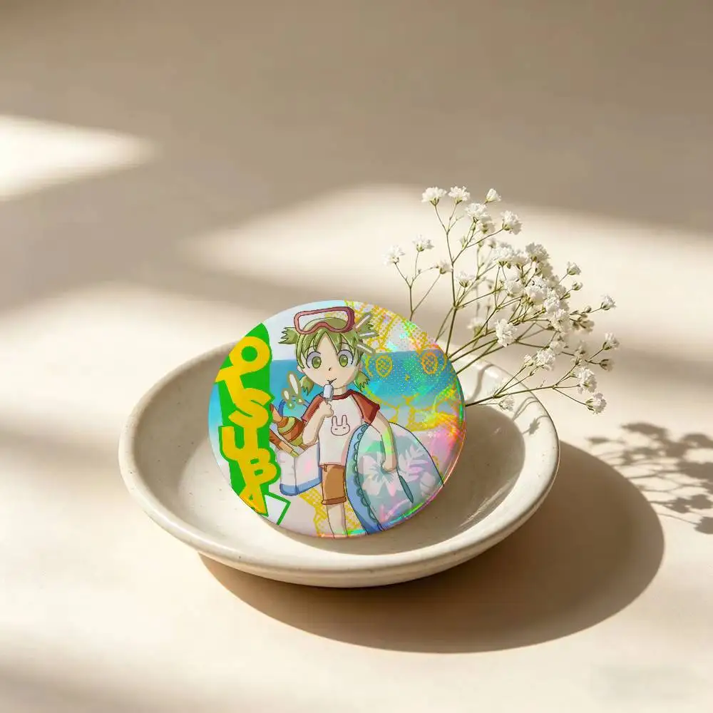 Anime Y-Yotsuba K-Koiwai  Anime Figure Pin for Boys Girls Character Brooches Creative Bag Badge Fashion Jewelry Accessories