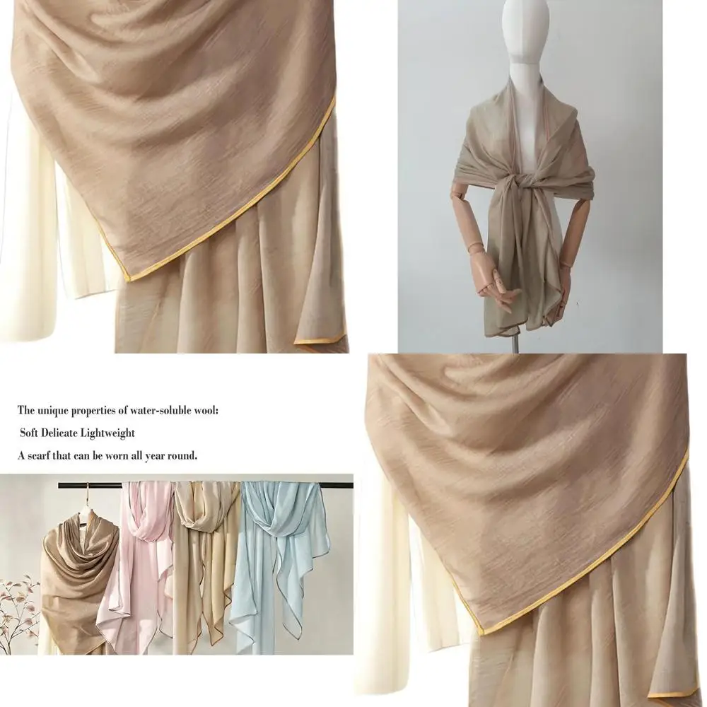 

Элегантная шаль из смеси кашемира в стиле пашмины — шелк и шерсть, легкая, приятная для кожи накидка