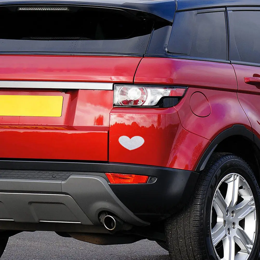 1Pcs High Quality 3D Car Decals Waterproof Self Adhesive Bling Heart Sticker for Vehicle Window Glass Auto Decoration DIY